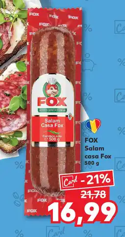 Kaufland FOX Salam Casa Fox Ofertă