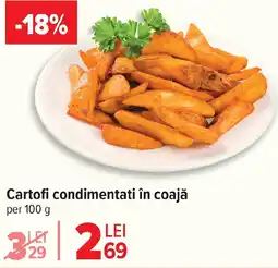 Carrefour Cartofi condimentati în coajă Ofertă