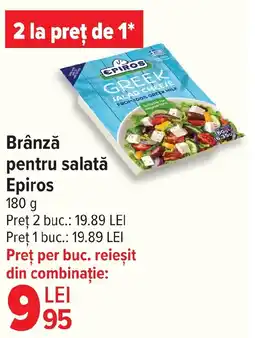 Carrefour Brânză pentru salată Epiros Ofertă