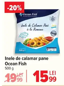 Carrefour Inele de calamar pane Ocean Fish Ofertă