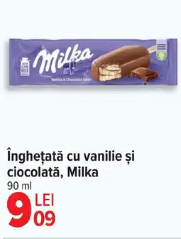 Carrefour îngheţată cu vanilie și ciocolată, Milka Ofertă