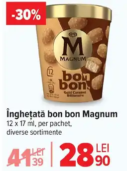 Carrefour îngheţată bon bon Magnum Ofertă