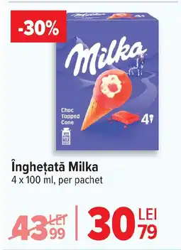 Carrefour Îngheţată Milka Ofertă