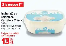 Carrefour Îngheţată cu smântână Carrefour Classic Ofertă