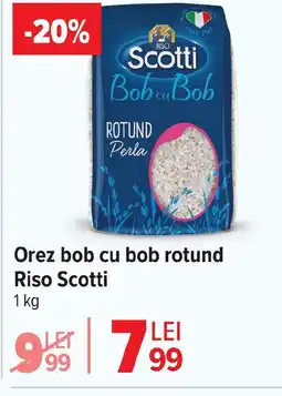 Carrefour Orez bob cu bob rotund Riso Scotti Ofertă
