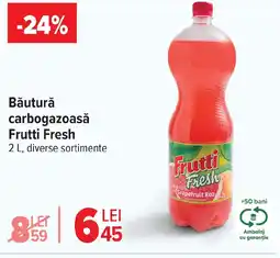 Carrefour Băutură carbogazoasă Frutti Fresh Ofertă