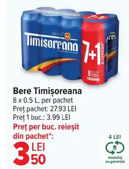 Carrefour Bere Timişoreana Ofertă
