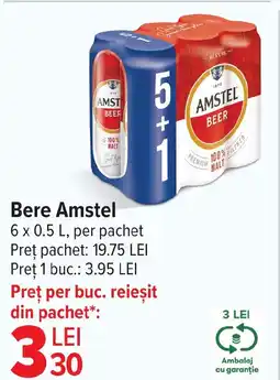 Carrefour Bere Amstel Ofertă