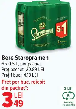 Carrefour Bere Staropramen Ofertă