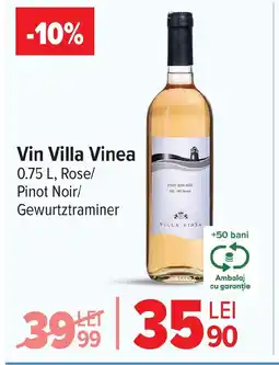 Carrefour Vin Villa Vinea Ofertă