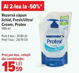 Carrefour Rezervă săpun lichid, Fresh/Ultra/ Cream, Protex Ofertă