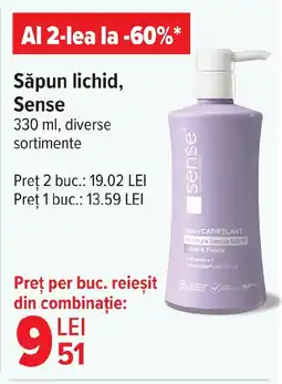 Carrefour Săpun lichid, Sense Ofertă
