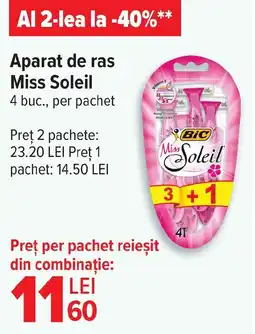 Carrefour Aparat de ras Miss Soleil Ofertă