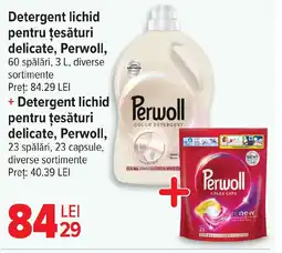 Carrefour Detergent lichid pentru ţesături delicate, Perwoll,+ Detergent lichid pentru țesături delicate, Perwoll Ofertă