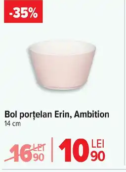 Carrefour Bol porţelan Erin, Ambition Ofertă