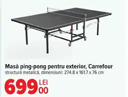 Carrefour Masă ping-pong pentru exterior, Carrefour Ofertă