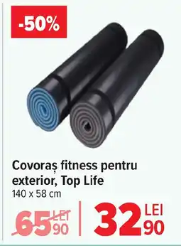 Carrefour Covoras fitness pentru exterior, Top Life Ofertă