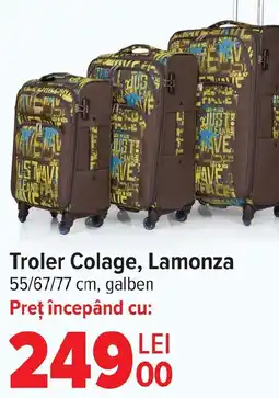Carrefour Troler Colage, Lamonza Ofertă