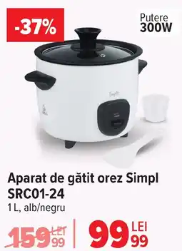 Carrefour Aparat de gătit orez Simpl SRC01-24 Ofertă