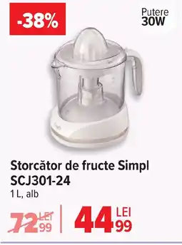 Carrefour Storcător de fructe Simpl SCJ301-24 Ofertă
