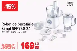 Carrefour Robot de bucătărie Simpl SFP750-24 Ofertă