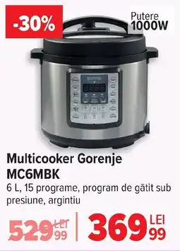 Carrefour Multicooker Gorenje MC6MBK Ofertă