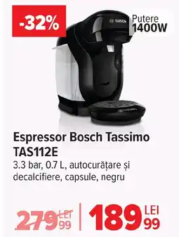 Carrefour Espressor Bosch Tassimo TAS112E Ofertă