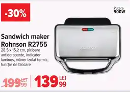 Carrefour Sandwich maker Rohnson R2755 Ofertă