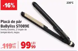 Carrefour Placă de păr BaByliss ST089E Ofertă