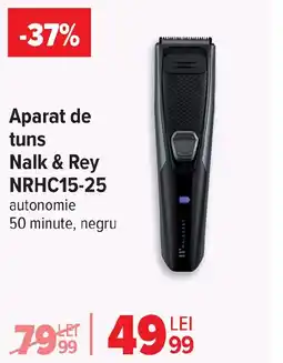 Carrefour Aparat de tuns Nalk & Rey NRHC15-25 Ofertă