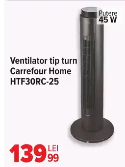 Carrefour Ventilator tip turn Carrefour Home HTF30RC-25 Ofertă