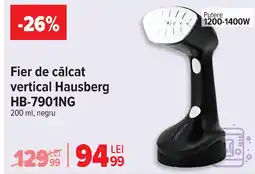 Carrefour Fier de călcat vertical Hausberg HB-7901NG Ofertă