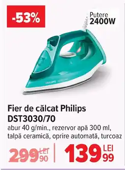 Carrefour Fier de călcat Philips DST3030/70 Ofertă