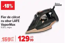 Carrefour Fier de călcat cu abur LAFE VaporMax Ofertă