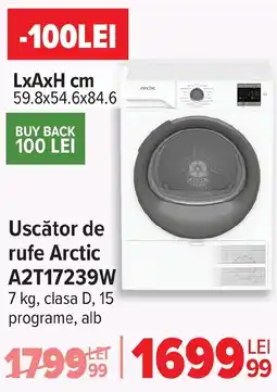 Carrefour Uscător de rufe Arctic A2T17239W Ofertă