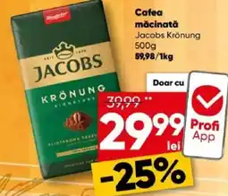 PROFI Cafea măcinată Jacobs Krönung Ofertă