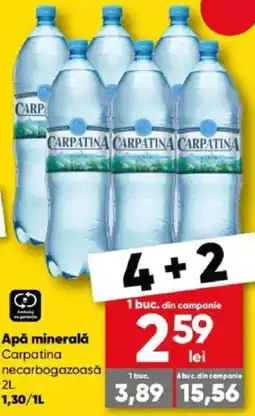 PROFI Apă minerală Carpatina necarbogazoasă Ofertă