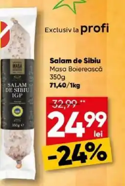 PROFI Salam de Sibiu Masa Boierească Ofertă