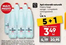 PROFI Apă minerală naturală Poiana Negri aprigă / cumpătată carbogazoasă Ofertă