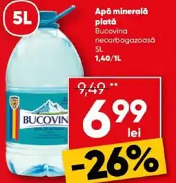 PROFI Apă minerală plată Bucovina necarbogazoasă Ofertă