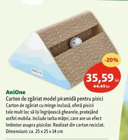 Fressnapf AniOne Carton de zgâriat model piramidă pentru pisici Ofertă