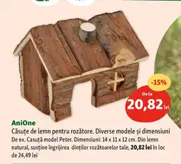 Fressnapf Anione Căsuțe de lemn pentru rozătore Ofertă