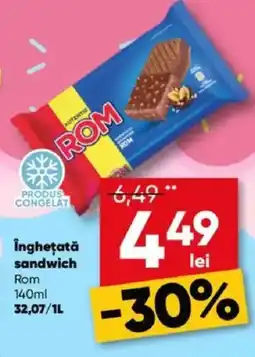 PROFI Îngheţată sandwich Rom Ofertă