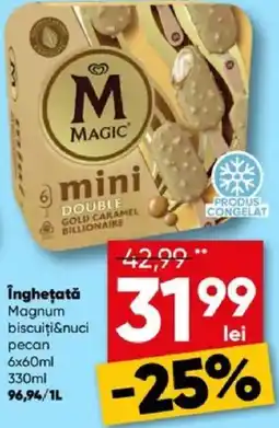 PROFI Îngheţată Magnum biscuiţi&nuci pecan Ofertă