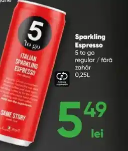 PROFI Sparkling Espresso 5 to go regular / fără zahăr Ofertă