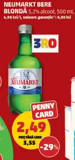 Penny Neumarkt bere blondă Ofertă