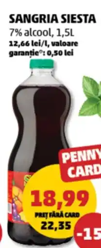 Penny Sangria siesta Ofertă