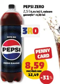 Penny Pepsi zero Ofertă