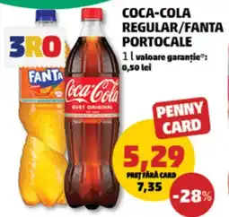Penny Coca-cola regular/fanta portocale Ofertă