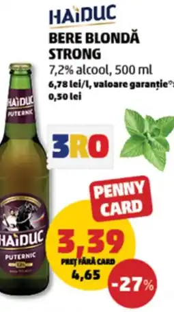 Penny HAIDUC Bere blondă strong Ofertă